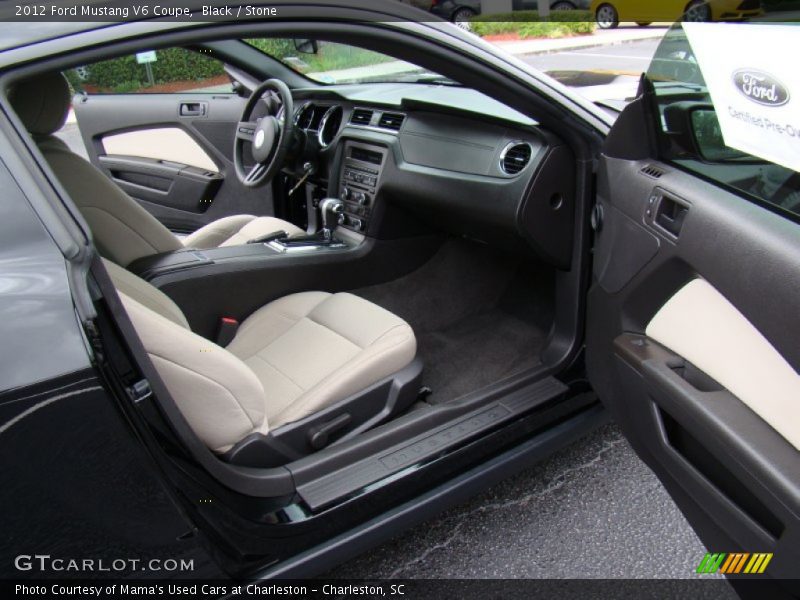 Black / Stone 2012 Ford Mustang V6 Coupe