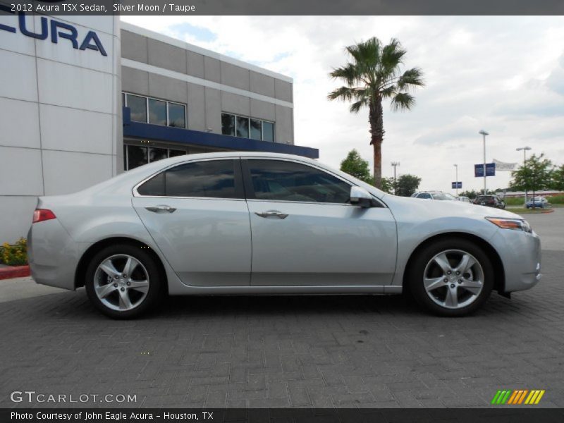 Silver Moon / Taupe 2012 Acura TSX Sedan