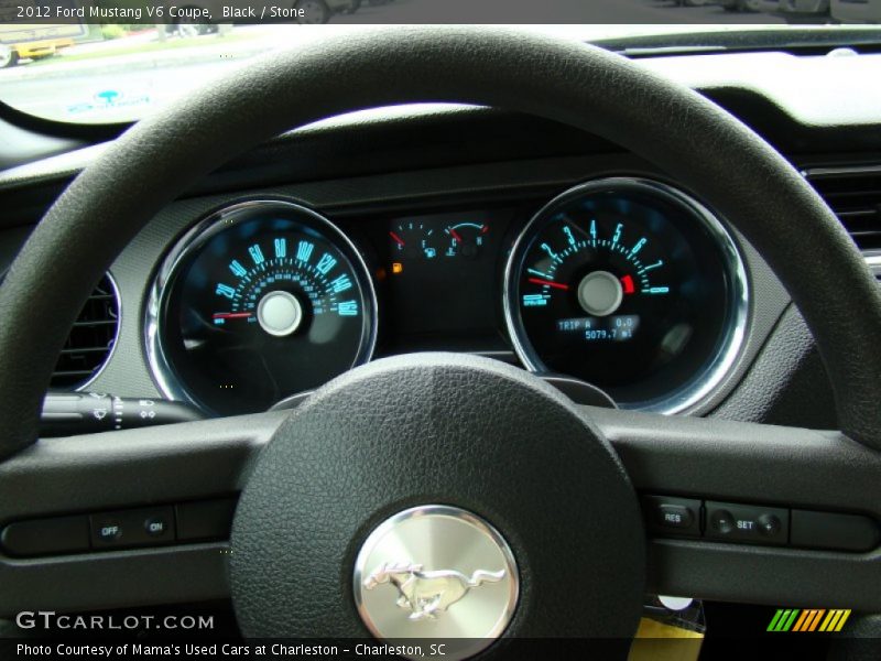 Black / Stone 2012 Ford Mustang V6 Coupe