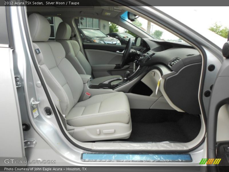 Silver Moon / Taupe 2012 Acura TSX Sedan