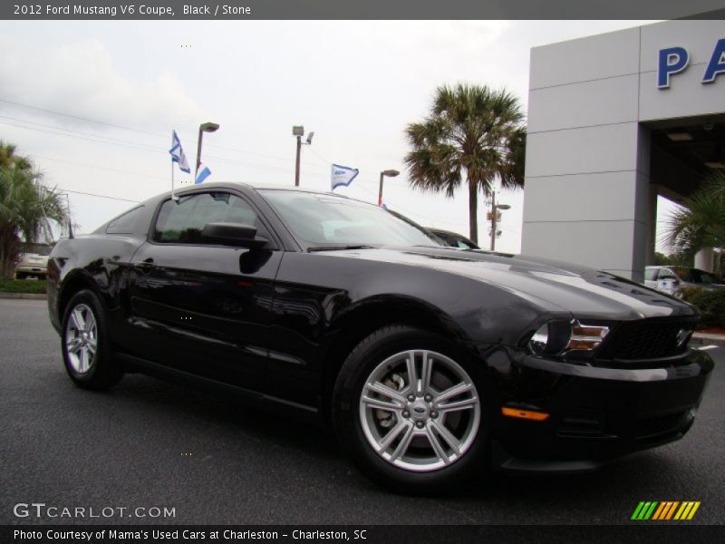 Black / Stone 2012 Ford Mustang V6 Coupe