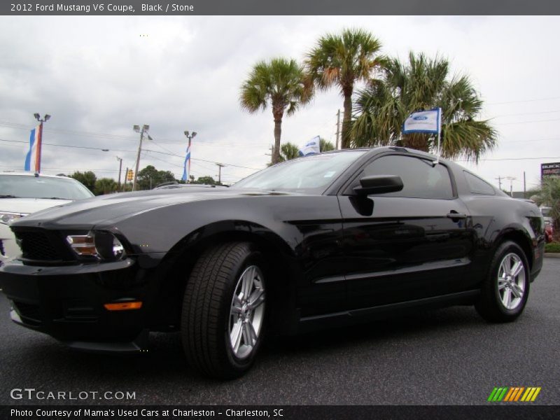 Black / Stone 2012 Ford Mustang V6 Coupe