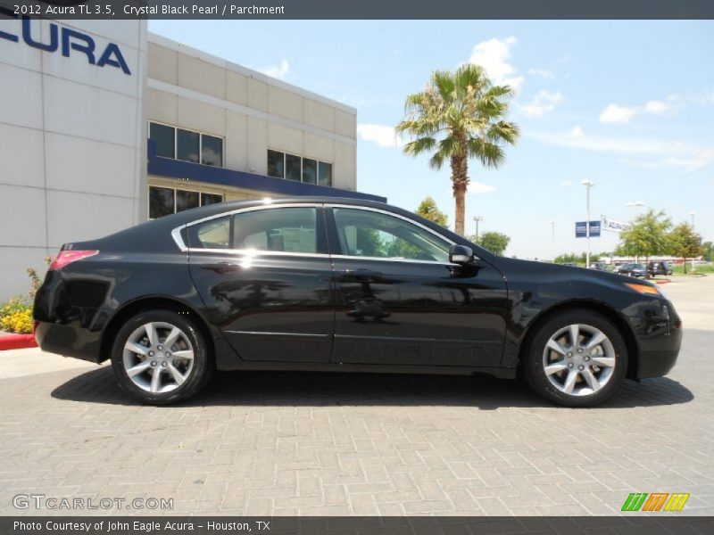 Crystal Black Pearl / Parchment 2012 Acura TL 3.5