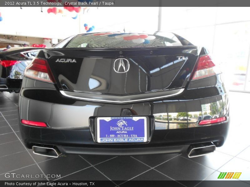 Crystal Black Pearl / Taupe 2012 Acura TL 3.5 Technology