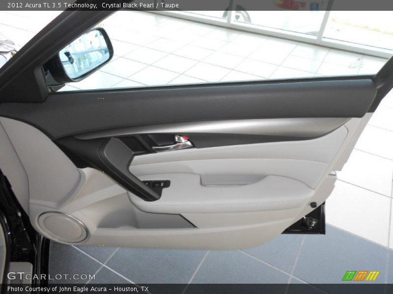 Crystal Black Pearl / Taupe 2012 Acura TL 3.5 Technology