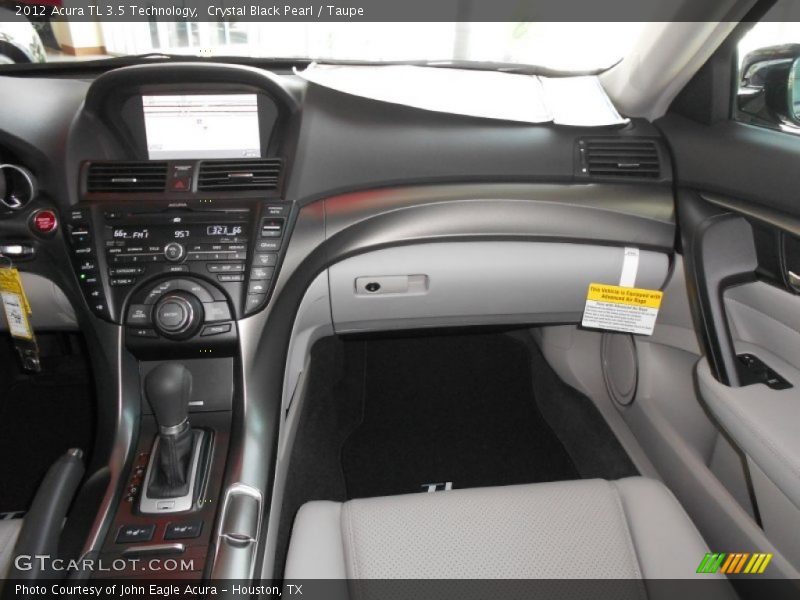 Crystal Black Pearl / Taupe 2012 Acura TL 3.5 Technology