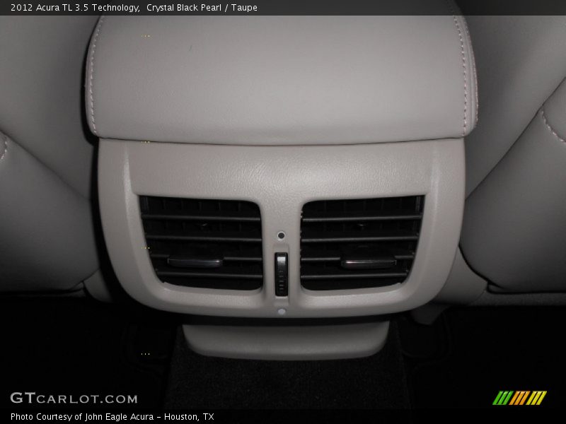Crystal Black Pearl / Taupe 2012 Acura TL 3.5 Technology