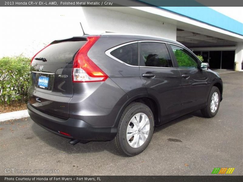 Polished Metal Metallic / Gray 2013 Honda CR-V EX-L AWD