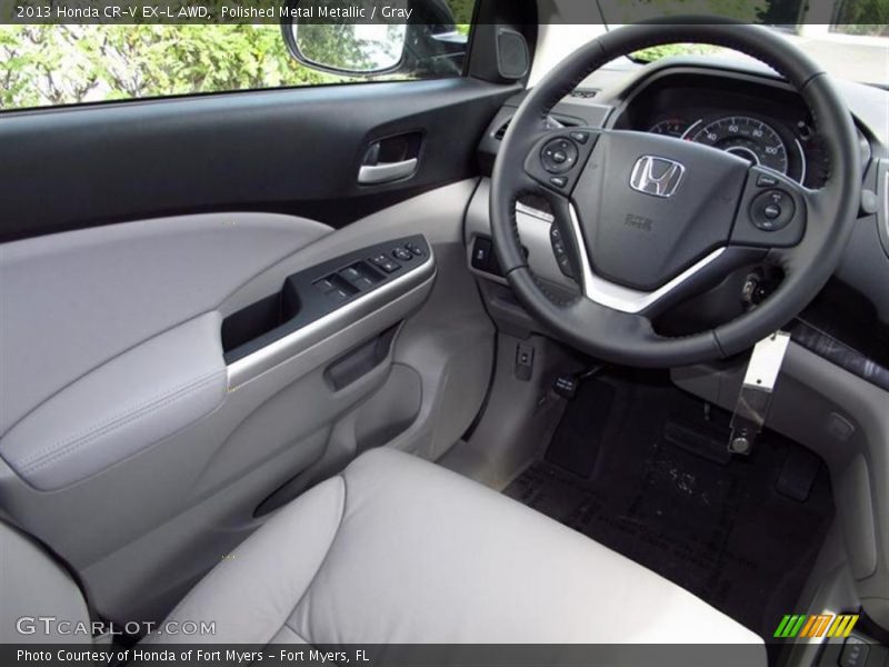  2013 CR-V EX-L AWD Gray Interior
