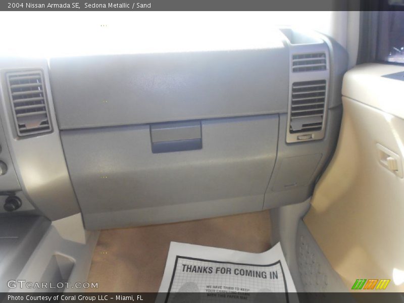 Sedona Metallic / Sand 2004 Nissan Armada SE