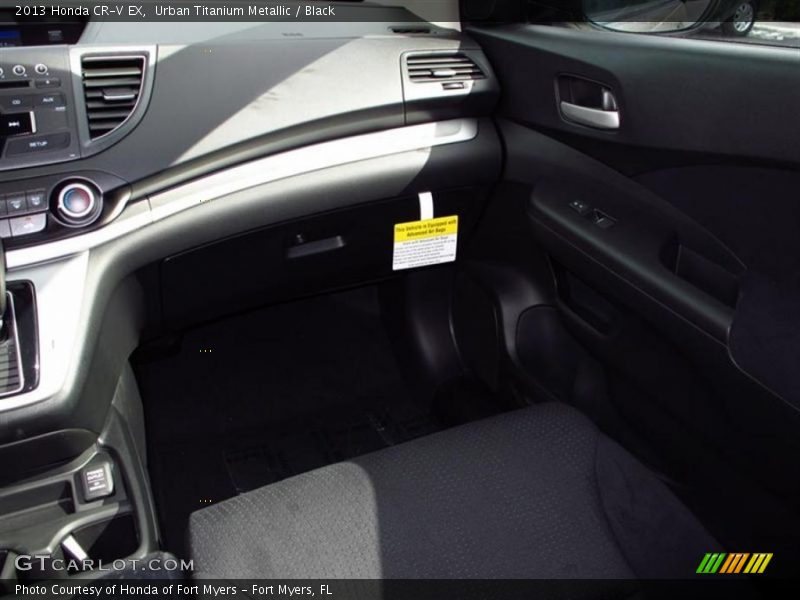 Urban Titanium Metallic / Black 2013 Honda CR-V EX