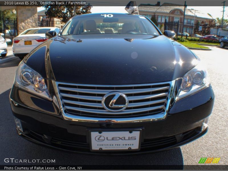 Obsidian Black / Parchment 2010 Lexus ES 350