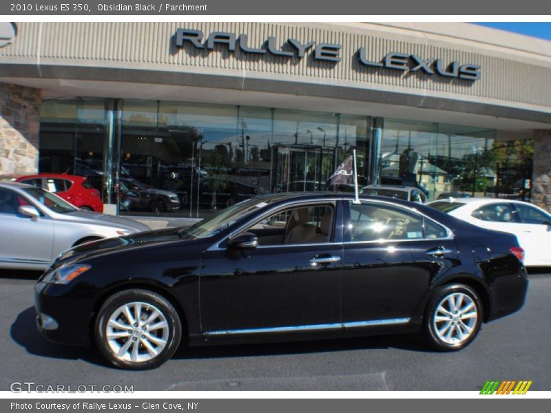 Obsidian Black / Parchment 2010 Lexus ES 350