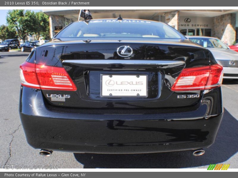 Obsidian Black / Parchment 2010 Lexus ES 350