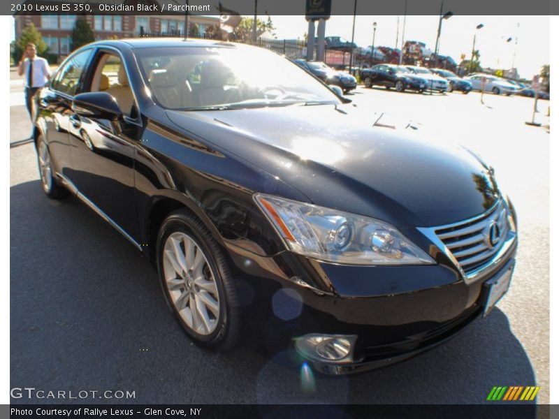 Obsidian Black / Parchment 2010 Lexus ES 350