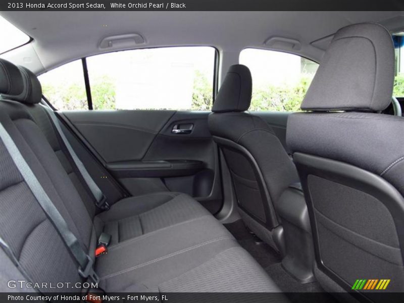 White Orchid Pearl / Black 2013 Honda Accord Sport Sedan