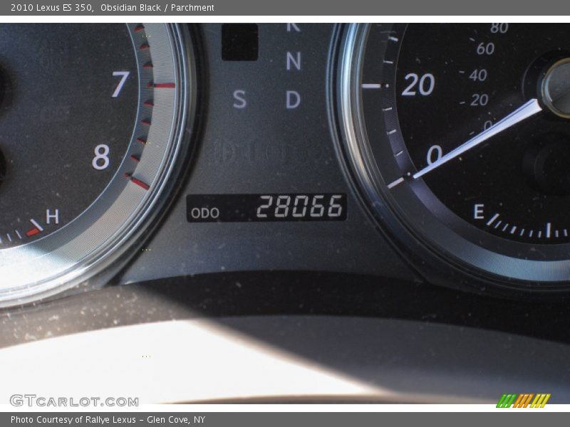 Obsidian Black / Parchment 2010 Lexus ES 350