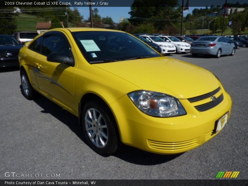 Rally Yellow / Gray 2009 Chevrolet Cobalt LS XFE Coupe