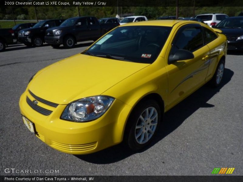 Rally Yellow / Gray 2009 Chevrolet Cobalt LS XFE Coupe