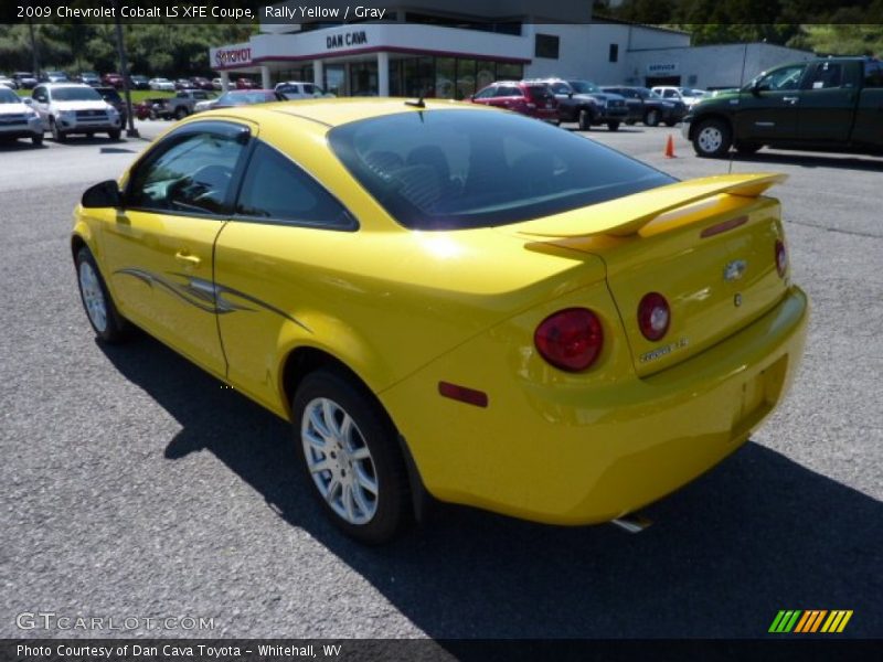 Rally Yellow / Gray 2009 Chevrolet Cobalt LS XFE Coupe