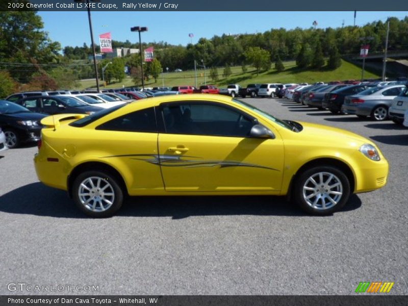 Rally Yellow / Gray 2009 Chevrolet Cobalt LS XFE Coupe