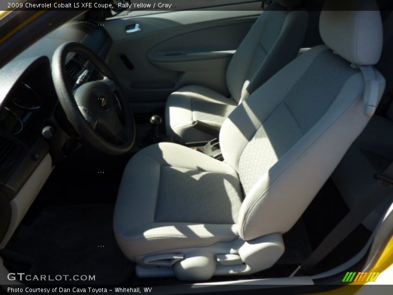 Rally Yellow / Gray 2009 Chevrolet Cobalt LS XFE Coupe