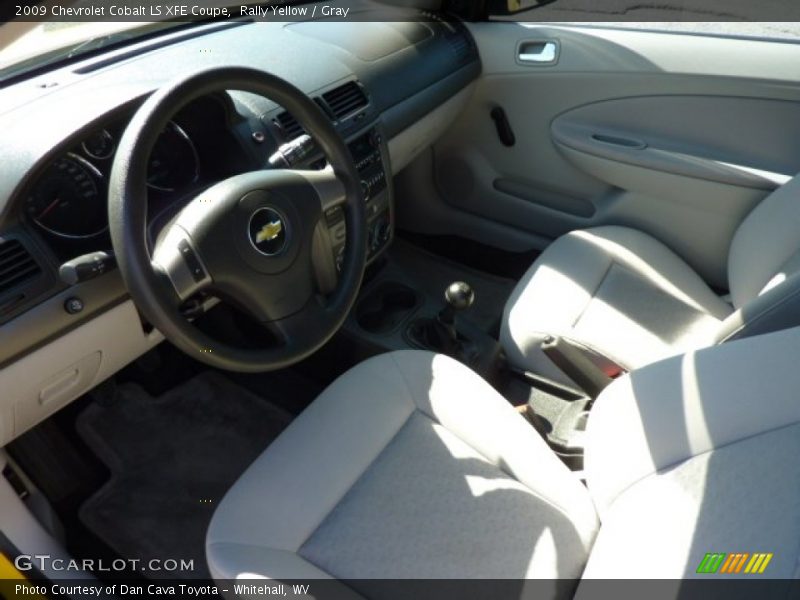 Rally Yellow / Gray 2009 Chevrolet Cobalt LS XFE Coupe