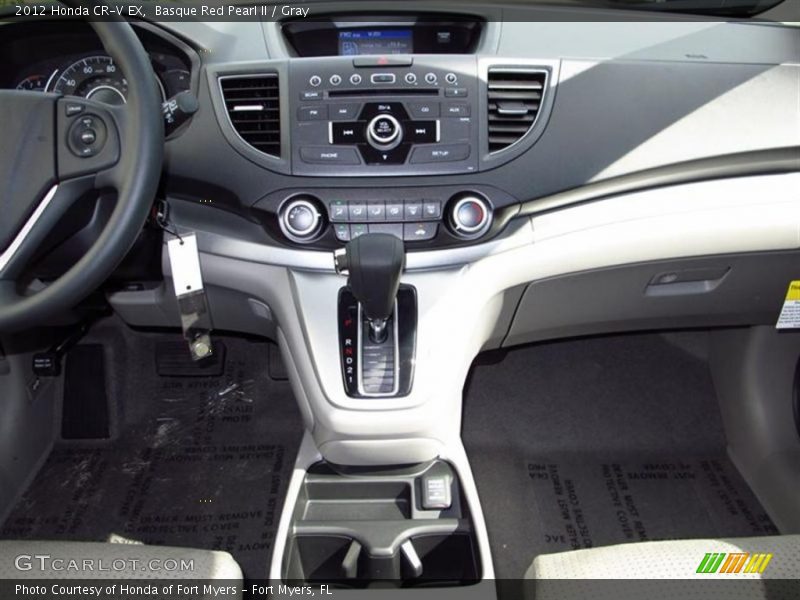Basque Red Pearl II / Gray 2012 Honda CR-V EX
