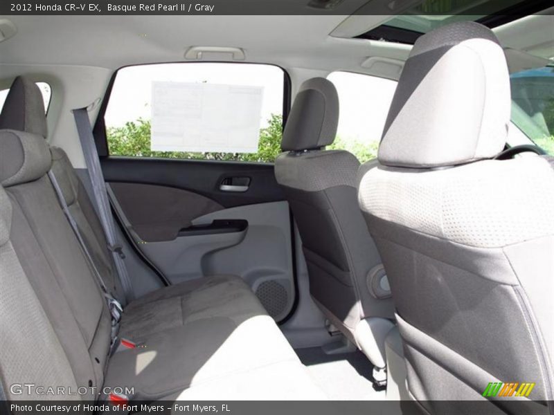 Basque Red Pearl II / Gray 2012 Honda CR-V EX