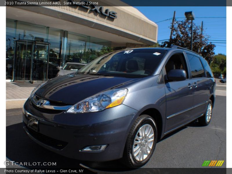Slate Metallic / Stone 2010 Toyota Sienna Limited AWD