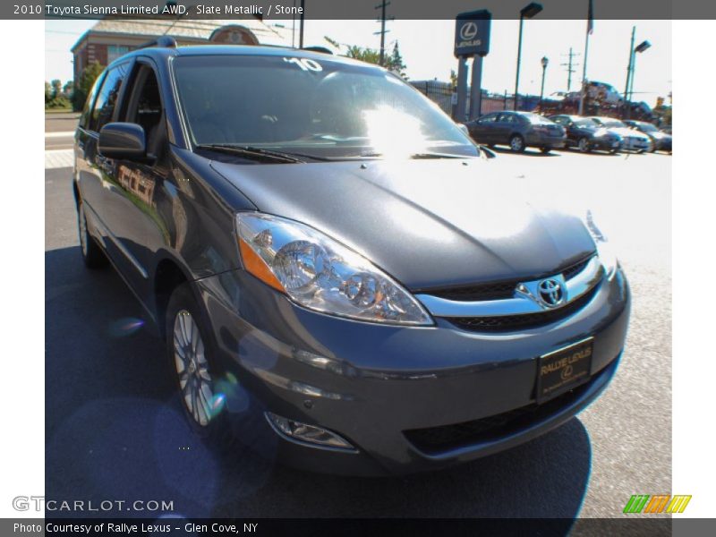 Slate Metallic / Stone 2010 Toyota Sienna Limited AWD