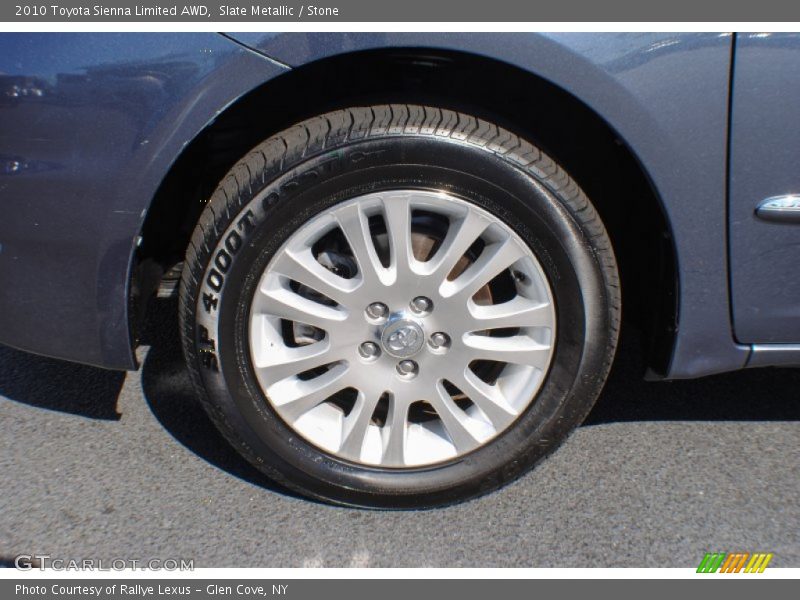 Slate Metallic / Stone 2010 Toyota Sienna Limited AWD