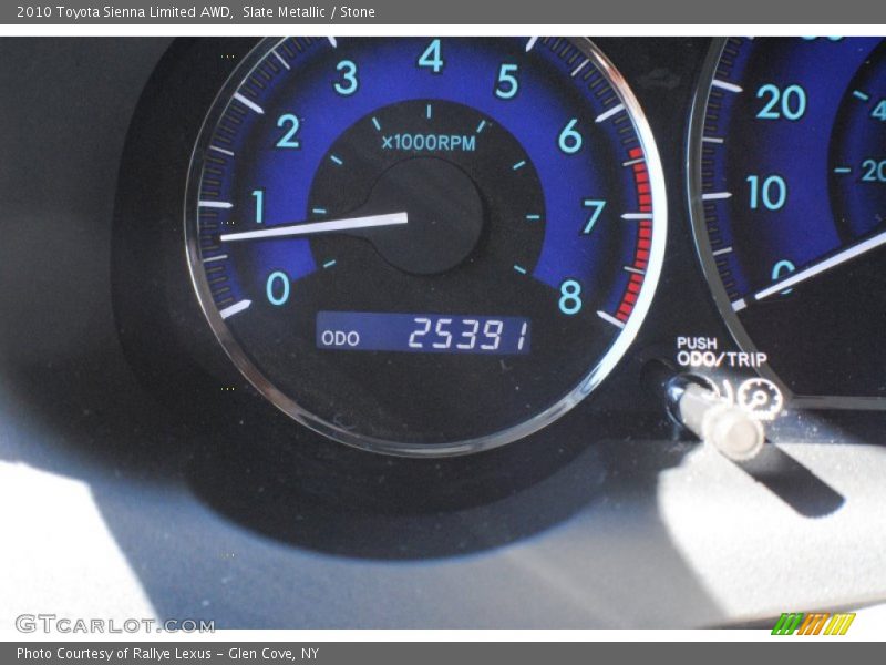 Slate Metallic / Stone 2010 Toyota Sienna Limited AWD