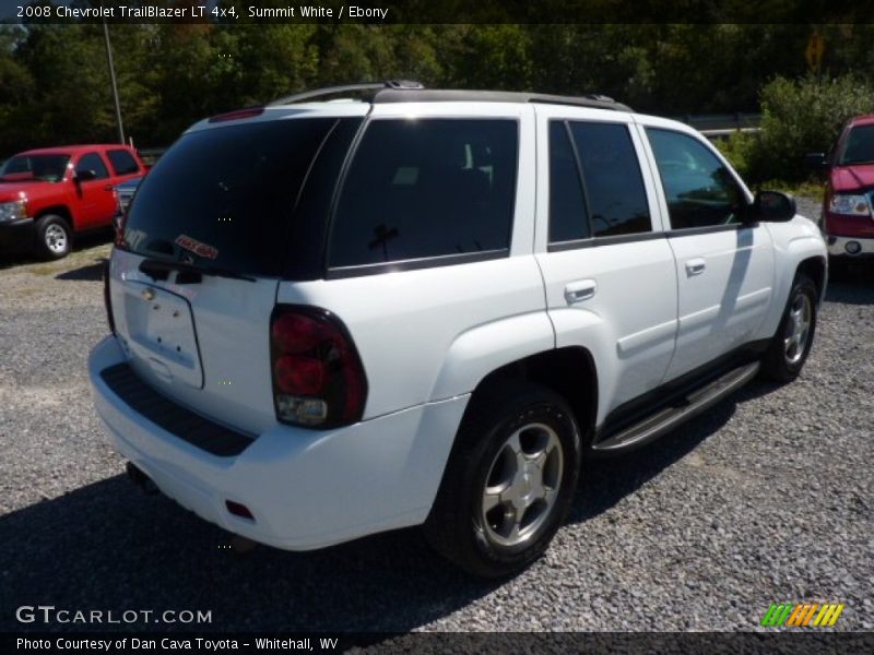 Summit White / Ebony 2008 Chevrolet TrailBlazer LT 4x4