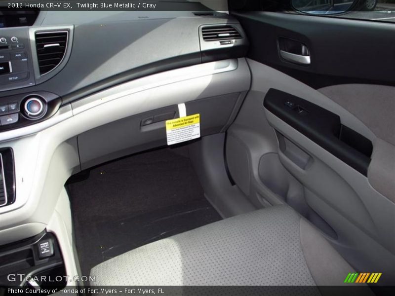 Twilight Blue Metallic / Gray 2012 Honda CR-V EX
