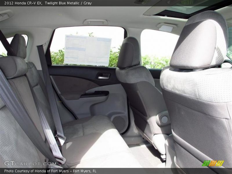 Twilight Blue Metallic / Gray 2012 Honda CR-V EX