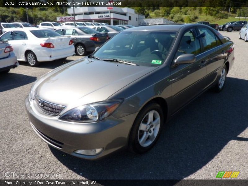 Phantom Gray Pearl / Dark Charcoal 2002 Toyota Camry SE V6