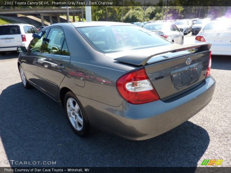 Phantom Gray Pearl / Dark Charcoal 2002 Toyota Camry SE V6