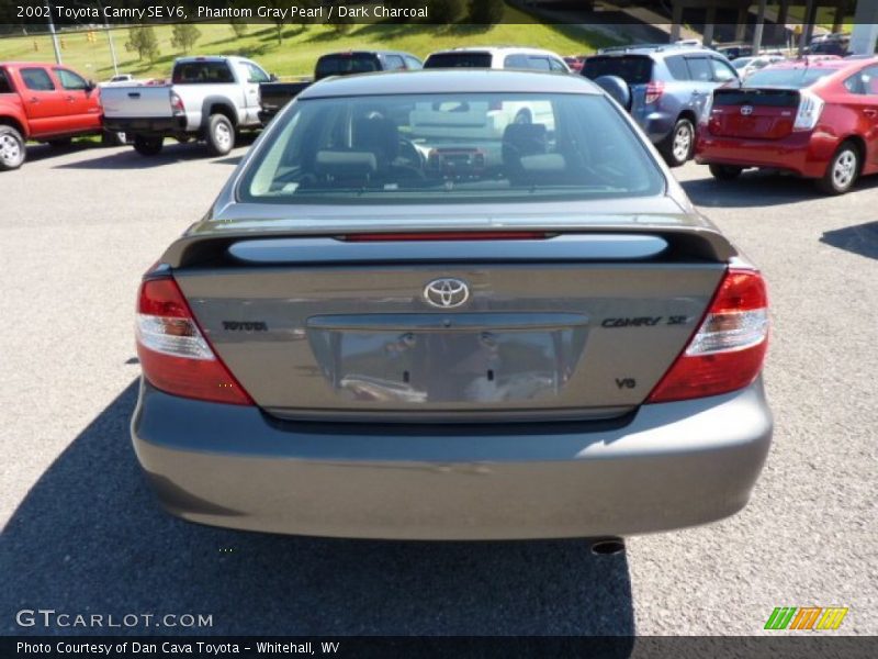 Phantom Gray Pearl / Dark Charcoal 2002 Toyota Camry SE V6