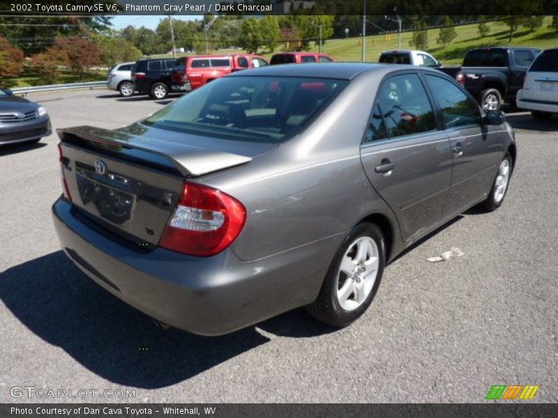 Phantom Gray Pearl / Dark Charcoal 2002 Toyota Camry SE V6