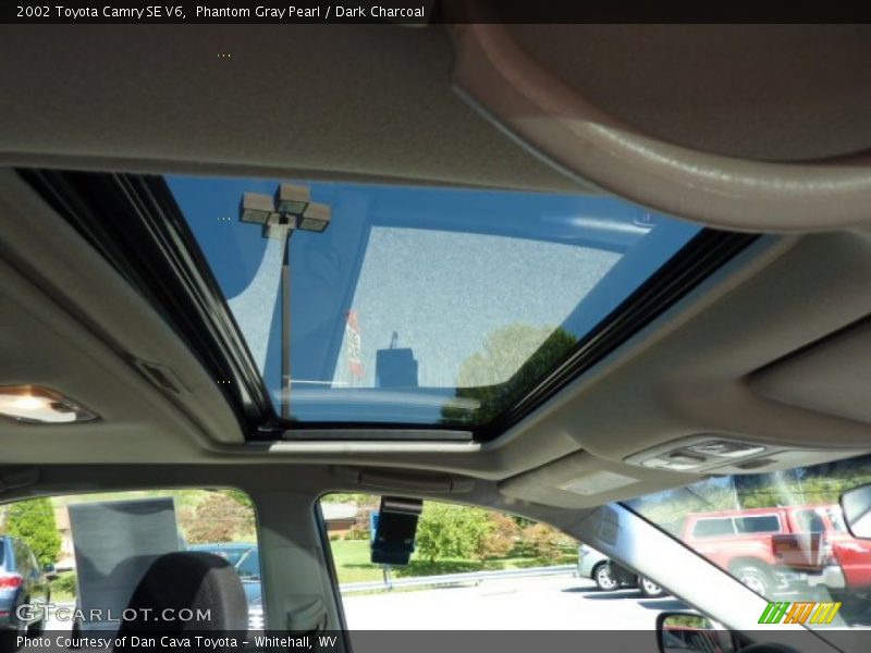 Phantom Gray Pearl / Dark Charcoal 2002 Toyota Camry SE V6