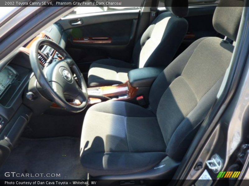 Phantom Gray Pearl / Dark Charcoal 2002 Toyota Camry SE V6