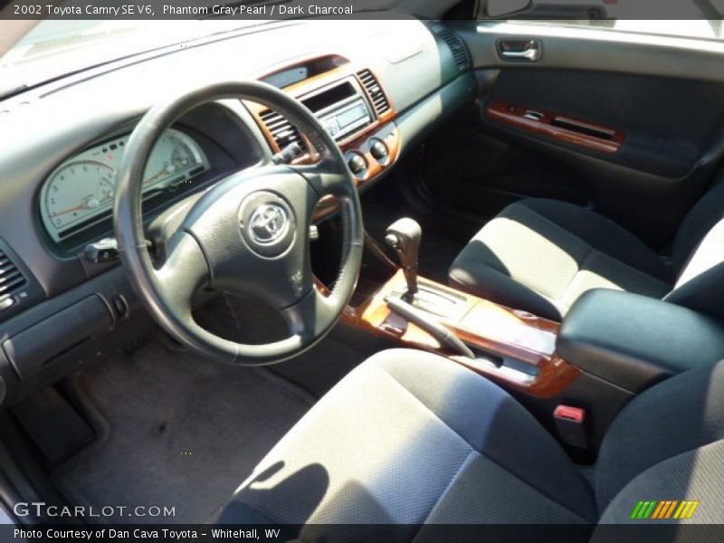 Phantom Gray Pearl / Dark Charcoal 2002 Toyota Camry SE V6