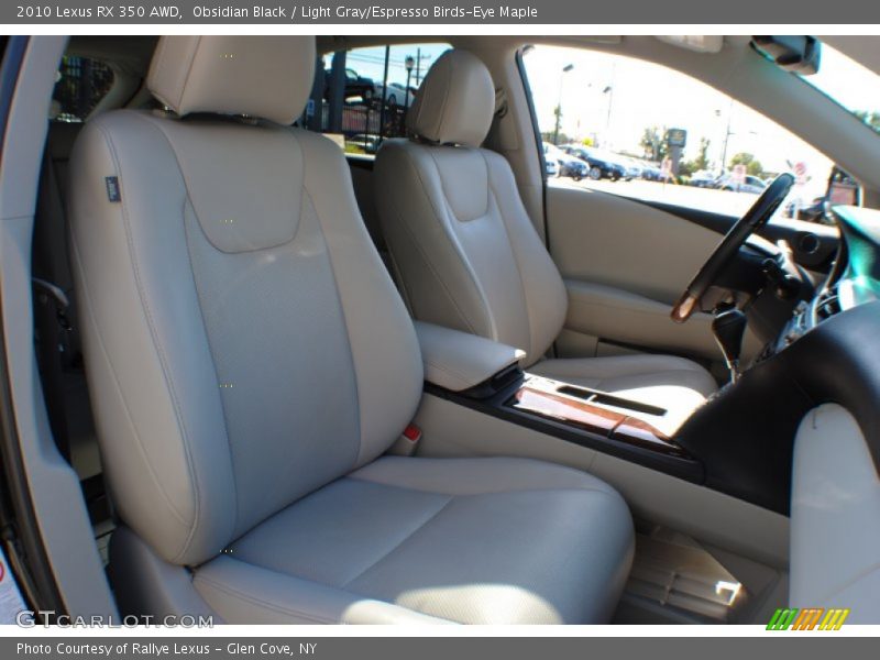 Obsidian Black / Light Gray/Espresso Birds-Eye Maple 2010 Lexus RX 350 AWD