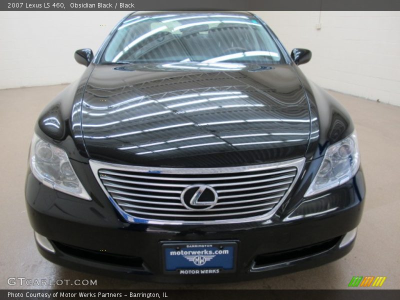 Obsidian Black / Black 2007 Lexus LS 460