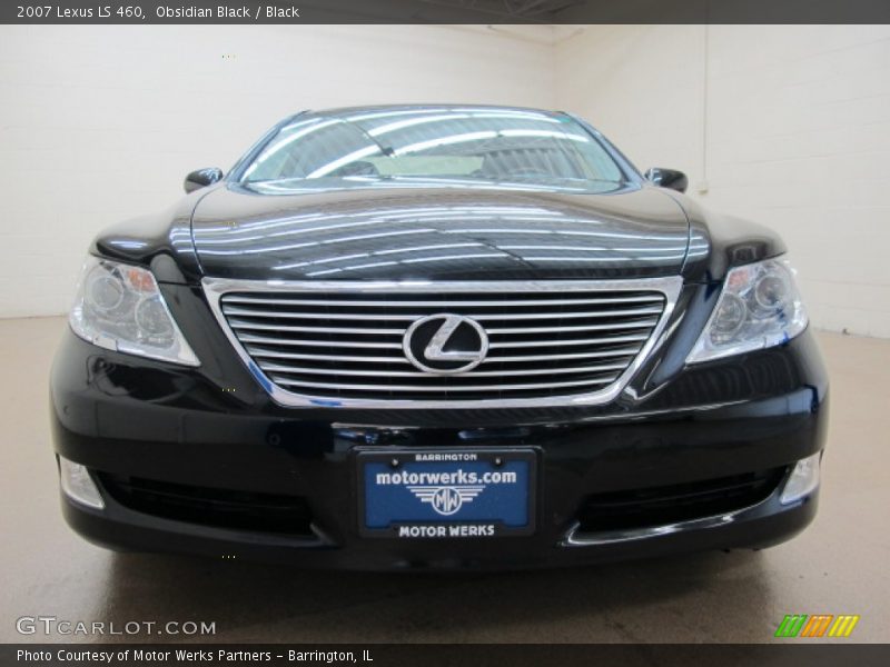 Obsidian Black / Black 2007 Lexus LS 460