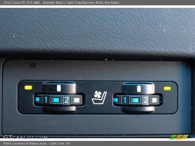 Obsidian Black / Light Gray/Espresso Birds-Eye Maple 2010 Lexus RX 350 AWD