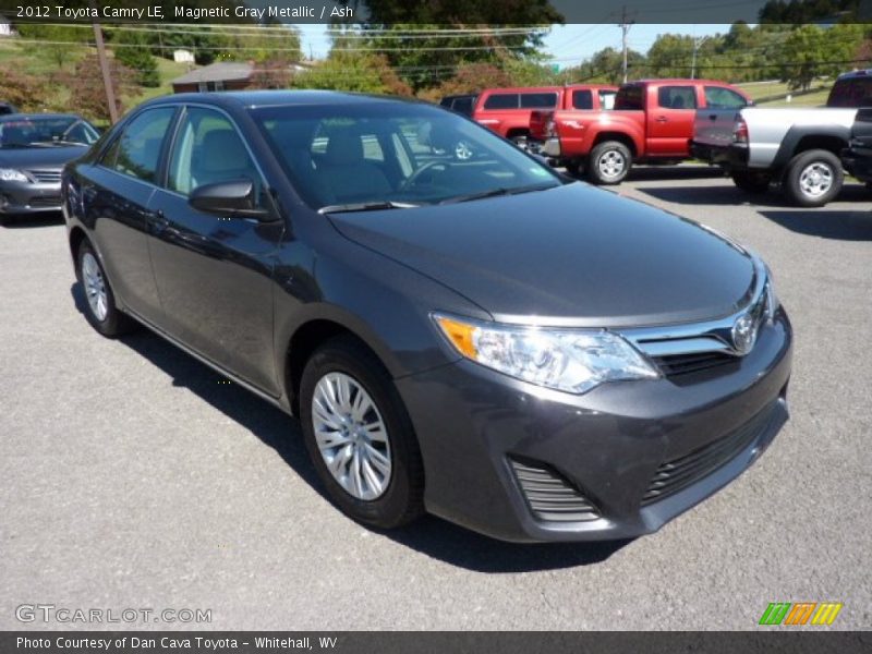 Magnetic Gray Metallic / Ash 2012 Toyota Camry LE