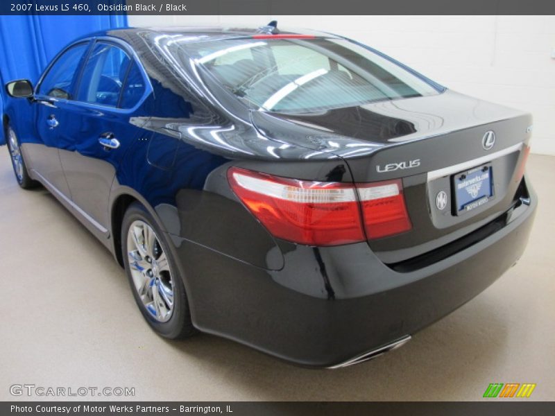 Obsidian Black / Black 2007 Lexus LS 460