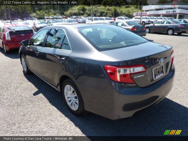 Magnetic Gray Metallic / Ash 2012 Toyota Camry LE
